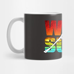 Windsurf for Life Sunset Colors Mug